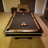 8' C.L. Bailey Black Knight Pool Table