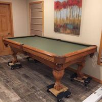 C.L. Bailey Co. 8ft Pool Table And Accessories